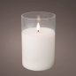 Preview: led-kerze-im-glas-weiss-batteriebetrieb-ca.15x10cm(HxD)