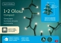 Preview: 1-2-Glow-LED-Kette-fuer-150cm-Baum-warm-weiss-mit-timer-und-dimmer