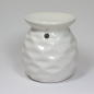 Preview: duftlampe-keramik-wellen-weiss-12cm-hoch