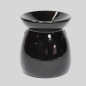Preview: duftlampe-keramik-schwarz-10cm-hoch