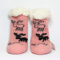 Preview: 2-kinder-huettensocken-orange-abs-sohle-hirsch-motive