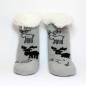 Preview: 2-kinder-huettensocken-graue-abs-sohle-hirsch-motive
