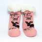Preview: 2-kinder-huettensocken-orange-abs-sohle-hirsch-motive
