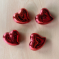Preview: kunststoff-herz-rot-gläenzend-4er-Set-6cm