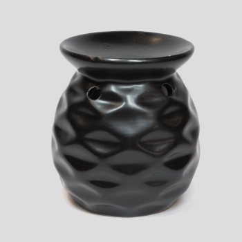 duftlampe-keramik-wellen-schwarz-12cm-hoch