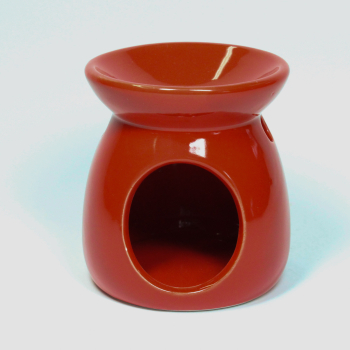 Preview: duftlampe-keramik-rot-10cm-hoch