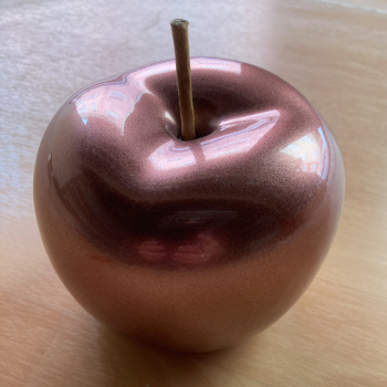 deko-keramik-apfel-metallic-rosenholz-12cm
