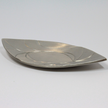 kerzenteller-blattform-messing-silberfarben-21x11cm