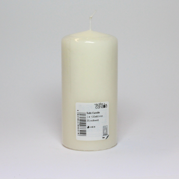 Preview: stumpenkerze-wollweiss-120x60mm