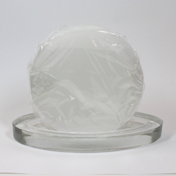 kerzenrohling-scheibe-weiss-16x16cm-mit-gllasteller