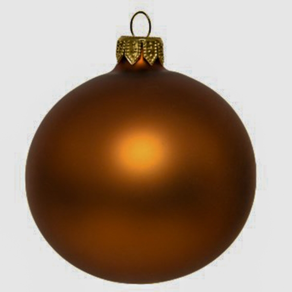 uni-glaskugel-zimt-matt-6cm-6-stueck