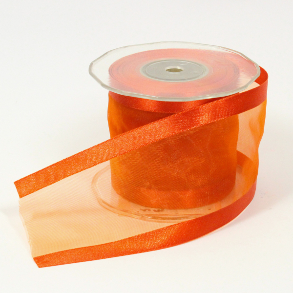 Deko-Organzaband-orange-70mm-rolle-mit-9m