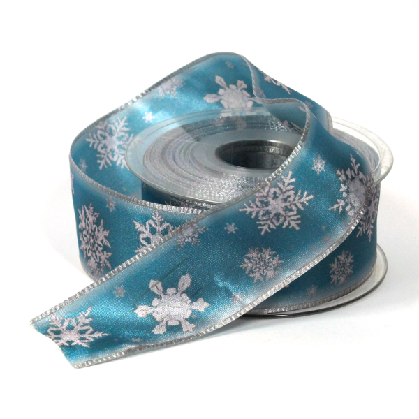 Deko-Band-Eisblumen-eisblau-40mm-drahtkanten-rolle-mit-20m