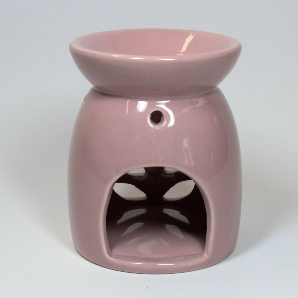 duftlampe-keramik-blaetter-rosa-12cm-hoch