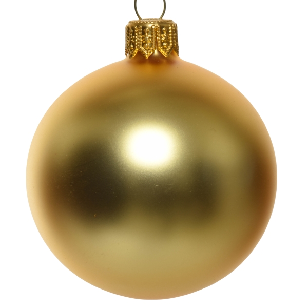uni-glaskugel-hellgold-matt-6-cm-6-stueck