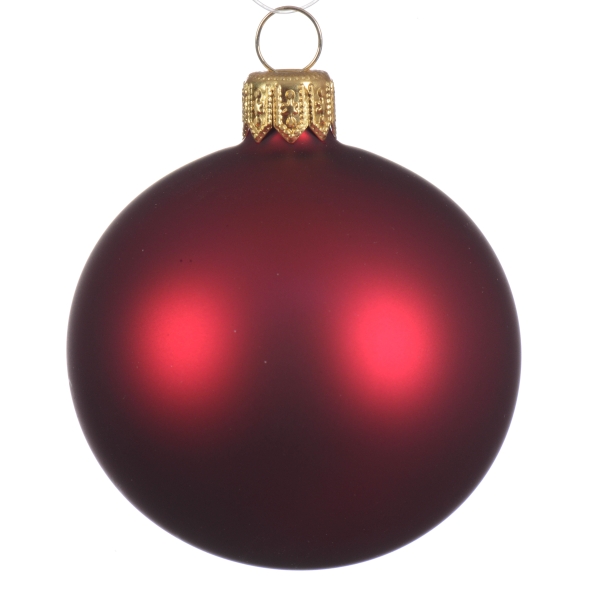 uni-glaskugel-ochsenblut-matt-6-cm-6-stueck