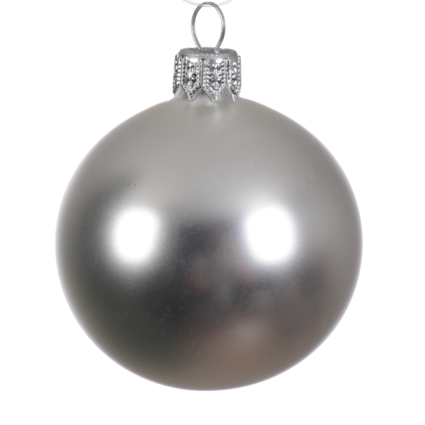 uni-glaskugel-silber-matt-8cm-6-stueck