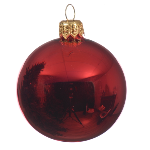 uni-glaskugel-weihnachtsrot-glaenzend-10-cm-4-stueck