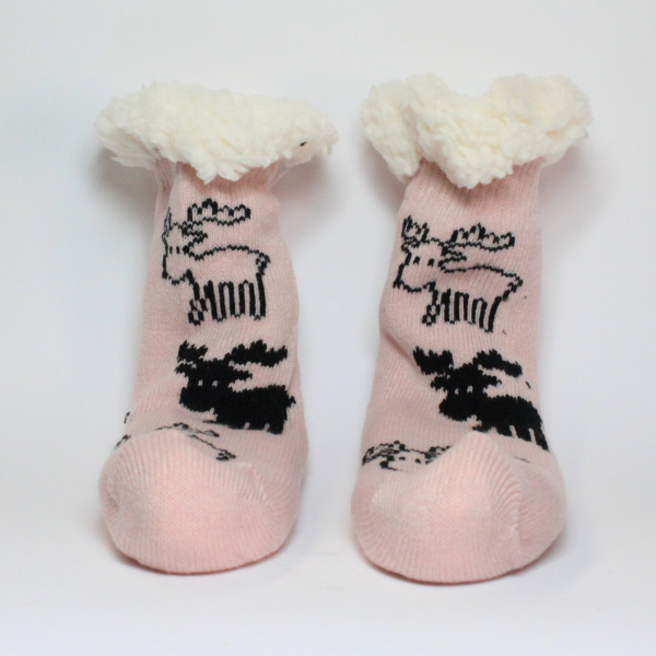 2-kinder-huettensocken-beige-abs-sohle-hirsch-motive