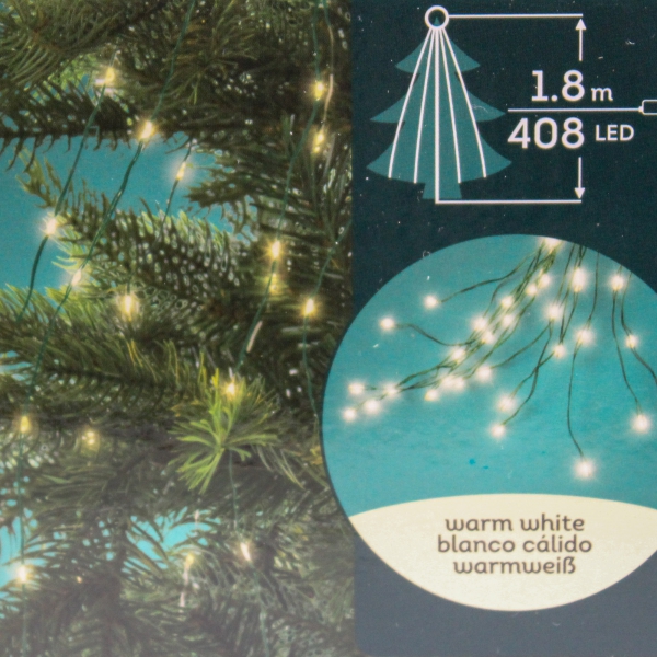 led-baumbeleuchtung-punkte-an-gruenen-draehten-408-lichter-farbton-warm-weiss