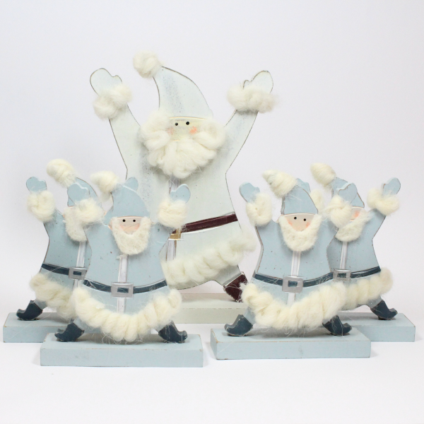 weihnachtsmann-set-aus-holz-1-grosser-4-kleine-13/22cm