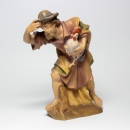 hirte-mit-hahn-riefesser-krippe-20cm-coloriert